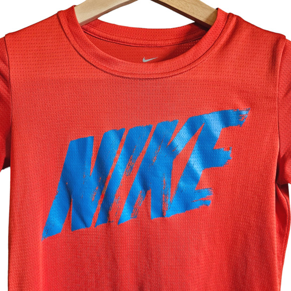 2 PACK! Nike DriFit Quick Dry TShirts Red Blue Boy's Size Medium - Picture 4 of 12